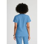One Racer Scrub Top Ceil M