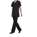 Prof V-Neck Scrub Top Black L