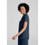 One Flux Scrub Top Steel 3Xl