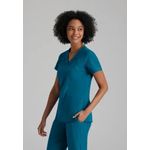 One Racer Scrub Top Bah Blue 5Xl