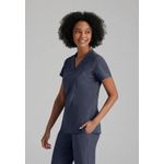 One Racer Scrub Top Steel 3Xl