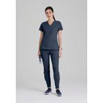 One Pulse Scrub Top Steel 4Xl