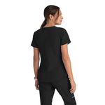 Breeze Womens Scrub Top Black S