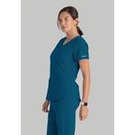 Breeze Womens Scrub Top Bah Blue 5Xl
