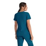 Breeze Womens Scrub Top Bah Blue 5Xl