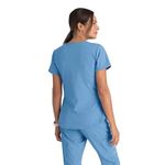 Breeze Womens Scrub Top Ceil Blu 5Xl