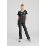 Reliance Womens Scrub Top Pewter S