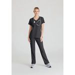 Reliance Womens Scrub Top Pewter Xl