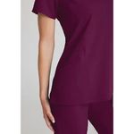 Reliance Womens Scrub Top Wine Xs