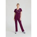 Reliance Womens Scrub Top Wine L
