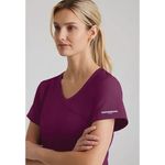 Reliance Womens Scrub Top Wine 2Xl