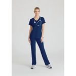 Reliance Womens Scrub Top Navy Xl