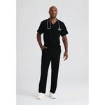 Structure Scrub Trouser Black L