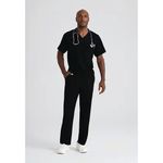 Structure Scrub Trouser Black Xl