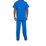 Prof V-Neck Scrub Top Ro Blue 3Xl