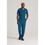 One Velocity Scrub Top Bah Blue M