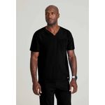 One Velocity Scrub Top Black 4Xl
