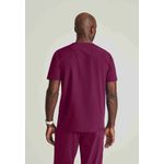 One Velocity Scrub Top Wine 5Xl