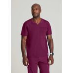 One Velocity Scrub Top Wine 5Xl