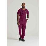 One Velocity Scrub Top Wine 5Xl
