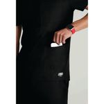 Skt193 Thesis Scrub Top Black S
