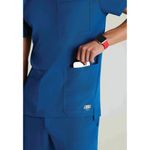 Skt193 Thesis Scrub Top Ro Blue M