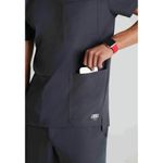 Skt193 Thesis Scrub Top Pewter S