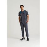 Skt193 Thesis Scrub Top Pewter 2Xl