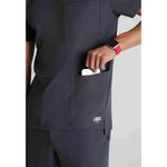 Skt193 Thesis Scrub Top Pewter 4Xl