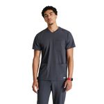 Skt193 Thesis Scrub Top Pewter 5Xl