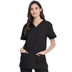Unisex Scrub Set Top/Trs Black S