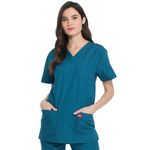 Unisex Scrub Set Top/Trs Car Blu 3Xl