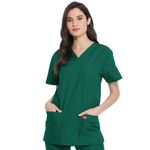 Unisex Scrub Set Top/Trs Hnt Grn M