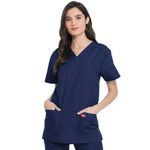 Unisex Scrub Set Top/Trs Navy L