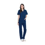 Unisex Scrub Set Top/Trs Navy S
