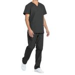 Unisex Scrub Set Top/Trs Pewter 3Xl
