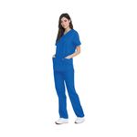 Unisex Scrub Set Top/Trs Ro Blu L