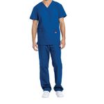 Unisex Scrub Set Top/Trs Ro Blu L