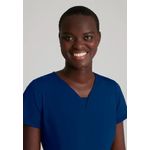 Serene Knit Scrub Top Navy 4Xl