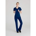 Flow Knit Scrub Top Navy Xl