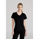 Flow Knit Scrub Top Black 3Xl