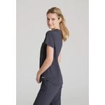 Flow Knit Scrub Top Pewter 4Xl
