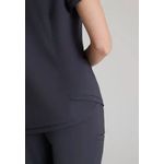 Flow Knit Scrub Top Pewter 5Xl