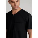 Flex Knit Scrub Top Black 4Xl