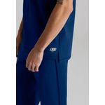 Flex Knit Scrub Top Navy 4Xl