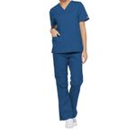 Signature Scrub Top Royal Blue 2Xl