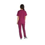 Signature Scrub Top Wine L