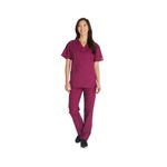 Signature Scrub Top Wine M