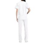 Unisex Scrub Set Top/Trs White L