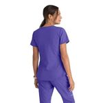 Breeze Womens Scrub Top Grape Xl